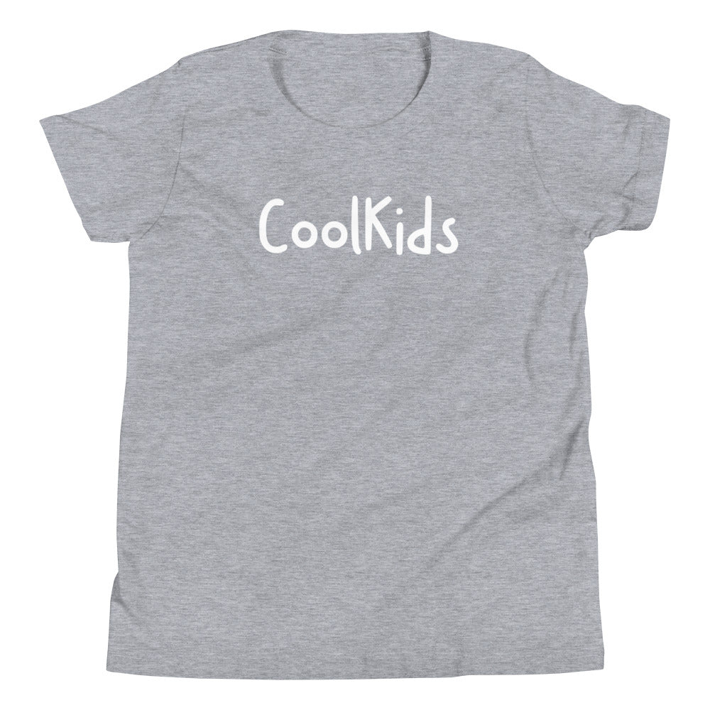 Youth Short Sleeve CoolKids T-Shirt - White Letters