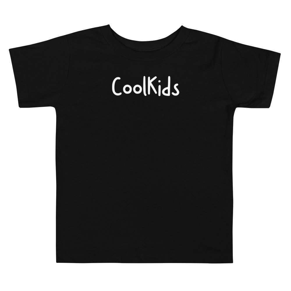 Toddler Short Sleeve CoolKids Tee - White Letters