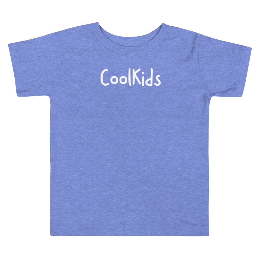 Toddler Short Sleeve CoolKids Tee - White Letters