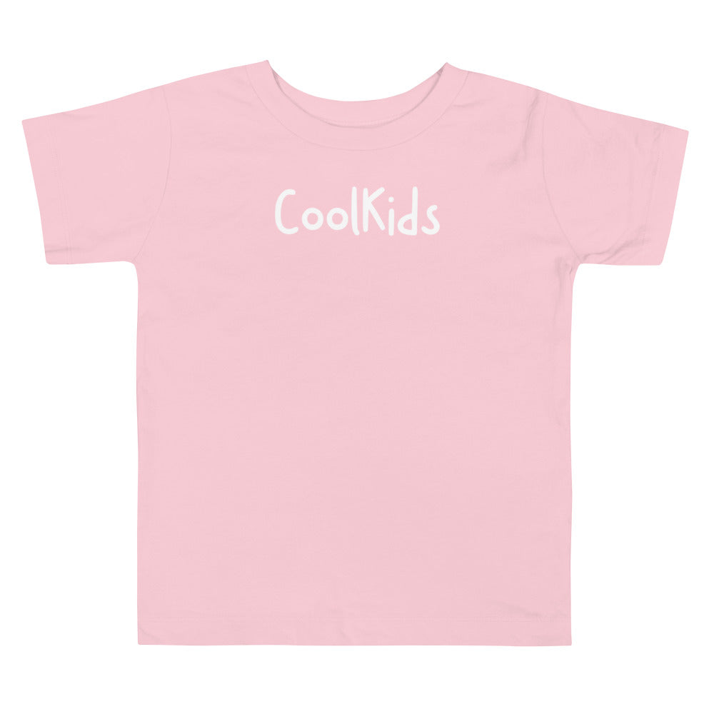 Toddler Short Sleeve CoolKids Tee - White Letters