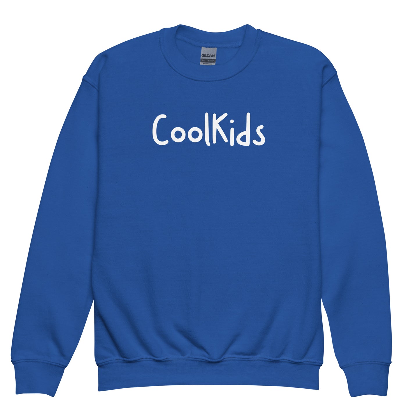 Youth CoolKids Crewneck Sweatshirt - White Letters