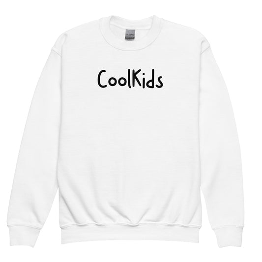 Youth CoolKids Crewneck Sweatshirt - Black Letters