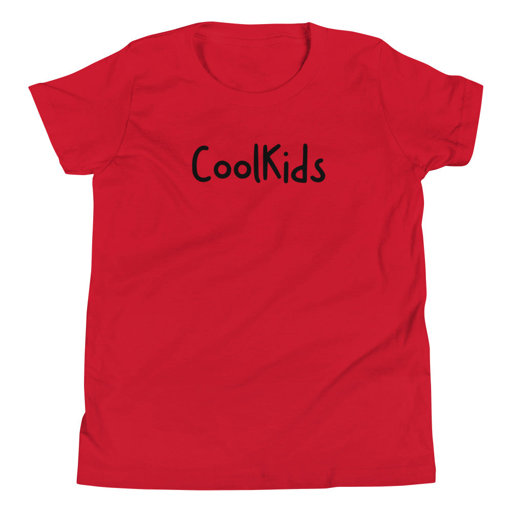 Youth Short Sleeve CoolKids T-Shirt - Black Letters